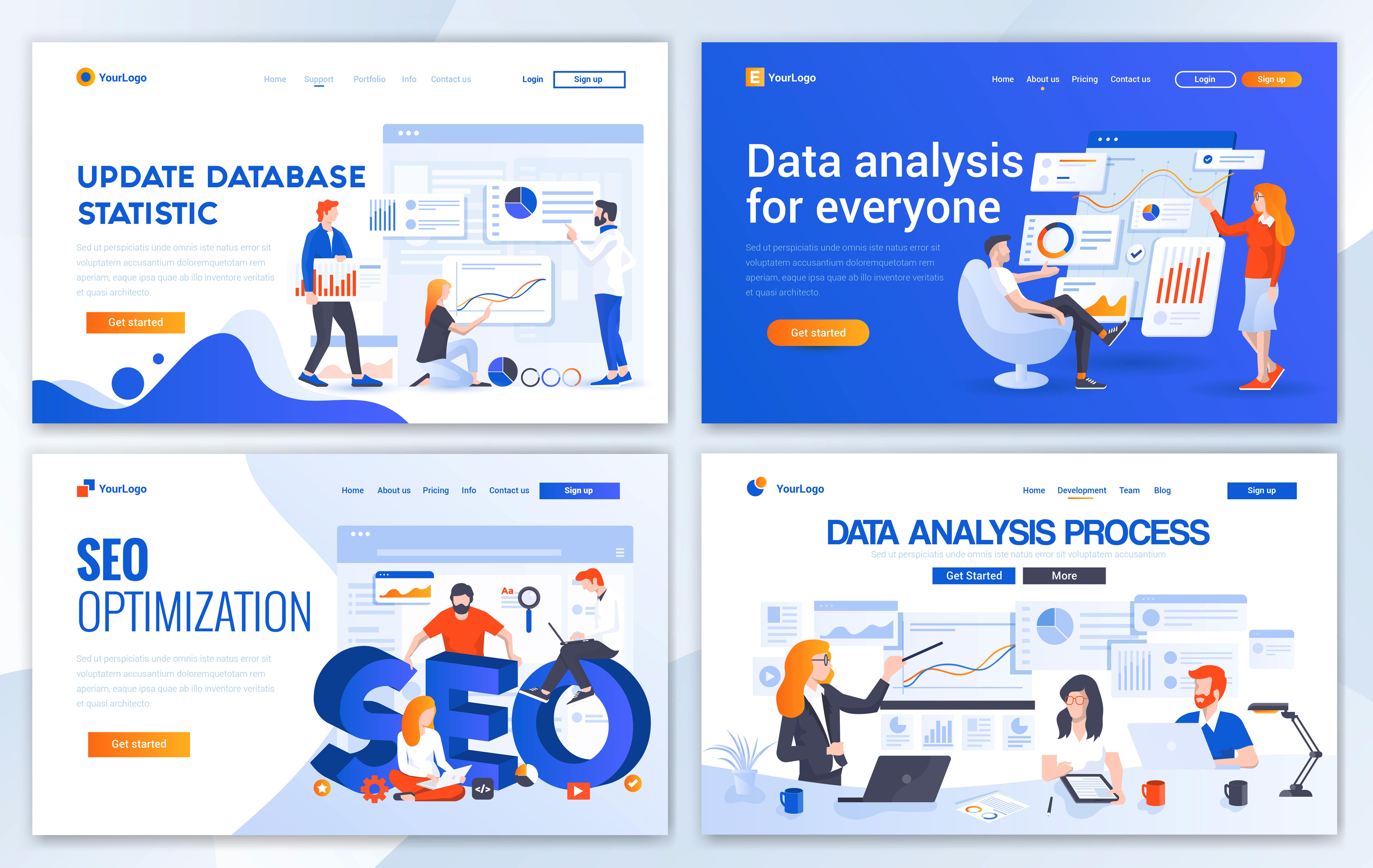 مجموعه الگوهای طراحی وب (تحلیل داده ها)